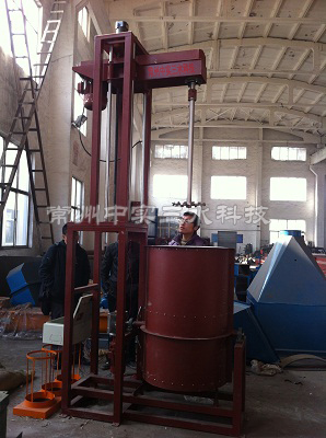 攪拌桶翻轉卸料的升降式分散攪拌機